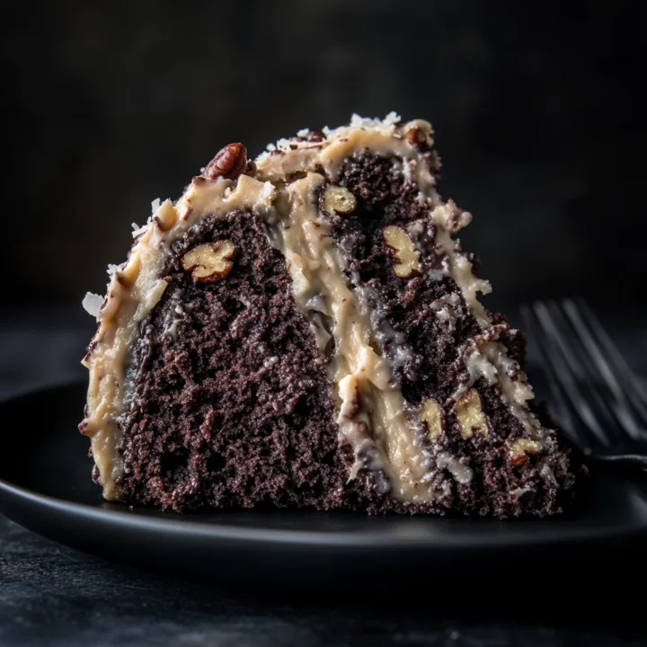 German chocolate pecan pound cake 