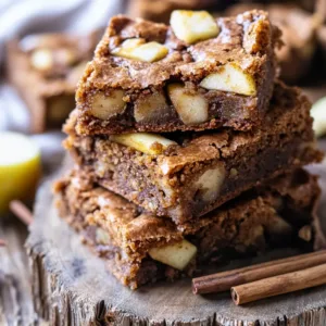 Brown Butter Apple Blondies