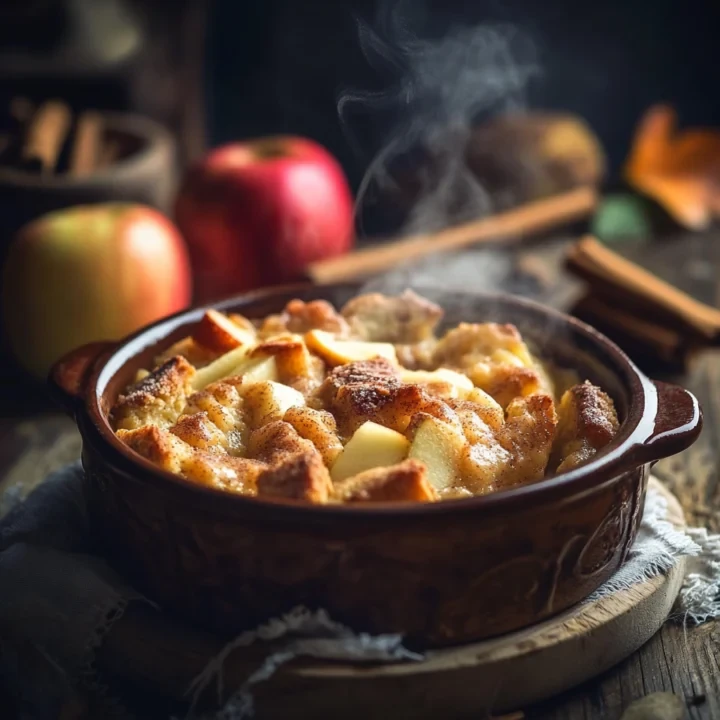 Apple Cinnamon Bread Pudding