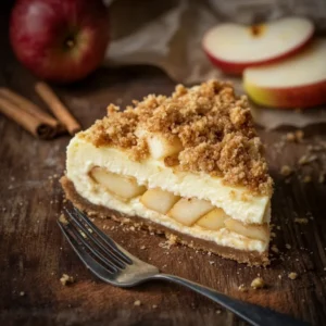 Apple Crumble Cheesecake