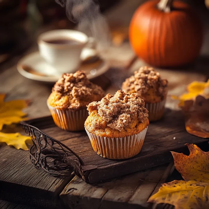 Pumpkin Streusel Muffins