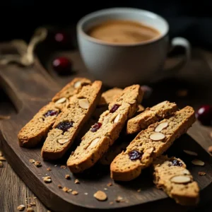 Cranberry Almond Biscotti